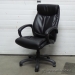 Black Leather High Back Executive Rolling Meeting Chair